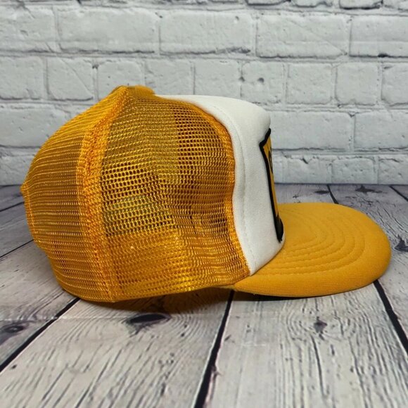 Vintage OMNI Communications Ltd. Red Deer Trucker Hat Mesh Cap Snapback Patch - Picture 2 of 7